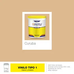 REPYNTA - VINILO TIPO 1 BASE AGUA CURUBA CUARTO GALON