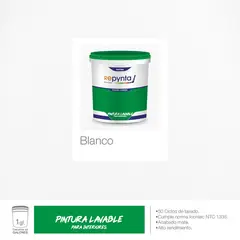 REPYNTA - VINILO TIPO 2 LAVABLE BLANCO GALON