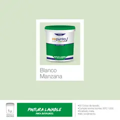 REPYNTA - VINILO TIPO 2 LAVABLE BLANCO MANZANA GALON