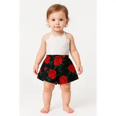 LUSOLSI - Prendas niñas ropa conjuntos vestido enterizo prendas niños