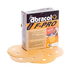 ABRACOL - DISCO VELCRO ROJO 5X5 HUECOS G100 8103