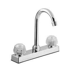 GERFOR - MEZCLADOR LAVAPLATO 8 CROMO CUELLO GANSO AQUARIUS Ref.101339