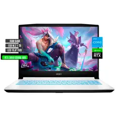 MSI - SWORD INTEL CORE I5-12450H RTX 3050 4GB SSD 1TB RAM 64GB LED 15.6" FHD 144Hz