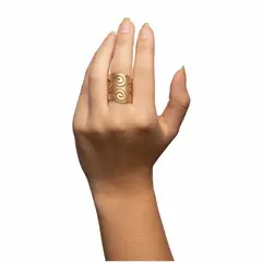 ENIGMA - Anillo Elegancia Real Dorado._.
