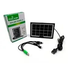 GENERICO - Panel Solar Cclamp Cl-680 Cargador De Celulares Usb Portatil.