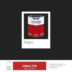 REPYNTA - ESMALTE NEGRO CUARTO GALON