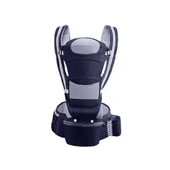 STAY ELIT - Cargador Canguro Para Bebe Ergonómico Asiento Azul Oscuro-