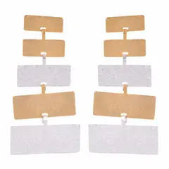 ENIGMA - Aretes Resplandor Dorado.