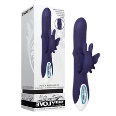 EVOLVED - Vibrador Con Anillo Masajeador