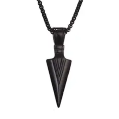 UBMD - Dije Collar Punta Flecha Hombres 319 Negro-..