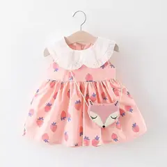 LUSOLSI - Prendas niñas ropa conjuntos vestido enterizo accesorio