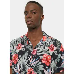 SEVEN SEVEN - Camisa Para Hombre Manga Corta Color Negro Marca #45011694