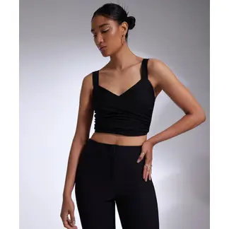 SEVEN SEVEN - Camiseta Para Mujer Manga Sisa Color Negro Marca #28095201