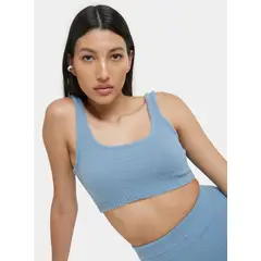 SEVEN SEVEN - Crop De Tiras Anchas  Para Mujer Azul