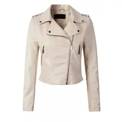 THE CLOTHING COMPANY - Chaqueta Mujer Cuero Sintético Cazadora