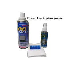 GENERICO - Kit de Limpieza 4 en 1 Grande para computadores y pantallas