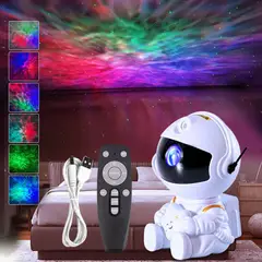GENERICO - Astronauta Nebulosa Proyector De Luces Con Control Remoto