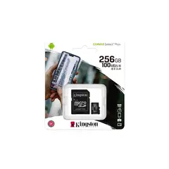 KINGSTON - Memoria MicroSD de 256GB Clase 10 Original