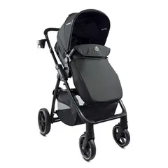 BEBESIT - Coche Moises Bebe Travel System Alfa Negro