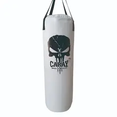 CARAY - Saco De Boxeo Profesional The punisher Blanco 1MX30CM