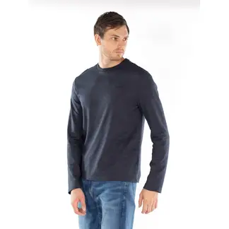 CALVIN KLEIN - Camibuzo Azul Oscuro Con Logo Para Hombre