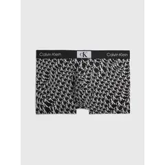 CALVIN KLEIN - Bóxer Corto Con Estampado Hombre Negro Hombre