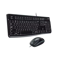 LOGITECH - MK120 COMBO TECLADO Y MOUSE ALAMBRICO USB