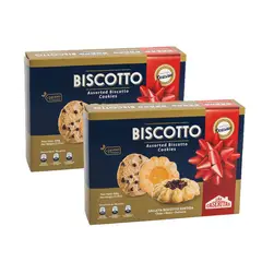 GENERICO - Galletas De Navidad Caseritas Biscotto Surtidas 2 Cajas 200g