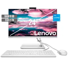 LENOVO - TODO EN UNO INTEL CORE I5-12450H SSD 2TB RAM 8GB LED 24 FHD