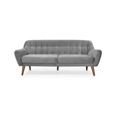 VENECIA - Sofa Roma 194x82x78 Tela Gris