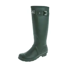 BOTTPLIE - Botas Lluvia Altas Mujer Wellington - Verde Oliva Matte