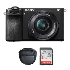 SONY - A6700 Con Lente 16-50mm + Memoria 128Gb de 200Mbs + Bolso