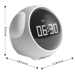 Q AND Q - Reloj despertador con lampara Digital Para Escritorio Recargable-