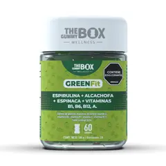 THE GUMMY BOX - Gomitas batido verde greenfit espirulina alcachofa espinaca