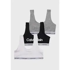 CALVIN KLEIN - Brassier 3 Piezas Niña Multicolor