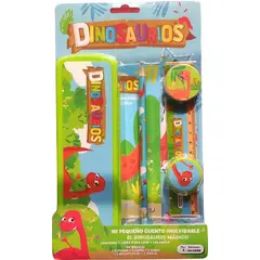 GENERICO - Dinosaurios No. 2 Azul. El Dinosaurio Mágico. Kit Colorear