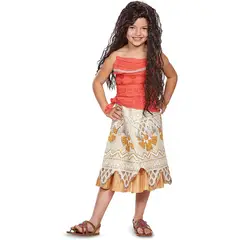 GENERICO - Disfraz Disney Moana Niña Auténtico.