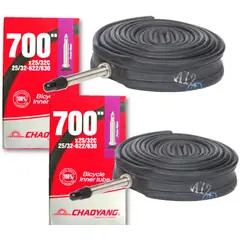 CHAOYANG - Neumático Bicicleta 700X25 Válvula 48mm x2 unidades