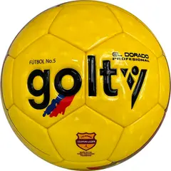 GOLTY - Balon De Fútbol Prof Dorado Termotech 5 Original