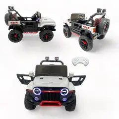 BEBESUNITA - XB-1118 Carro Eléctrico Para Niños 4X4 Ll/Caucho C/Remoto