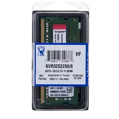 KINGSTON - MEMORIA PORTATIL DDR4 8GB 3200GHz