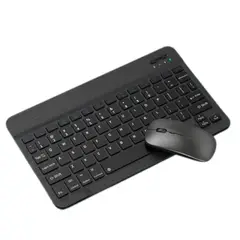 GENERICO - Teclado Mouse Bluetooth Kit Recargable Tablet Pc Celular