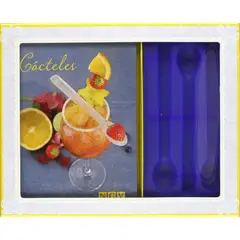 GENERICO - Cocteles Con Cucharita Hielo. Libro + Accesorio
