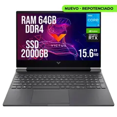 HP - VICTUS INTEL CORE I5-13420H SSD 2TB RAM 64GB RTX 3050 6GB LED 15.6" FHD 144Hz
