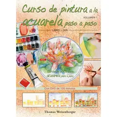 GENERICO - Curso De Pintura A La Acuarela Paso A Paso. Libro Y Dvd