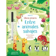 USBORNE - Entre Animales Salvajes. Libro Pizarra