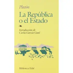 EDAF - La República O El Estado. Platón