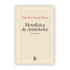 GENERICO - Metafísica De Aristóteles. Edición Trilingüe