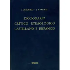 GENERICO - Diccionario Crítico Etimológico Castellano E Hispánico (Ri-X)