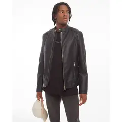 SEVEN SEVEN - Chaqueta Para Hombre Pu Color Negro Marca #45080378
